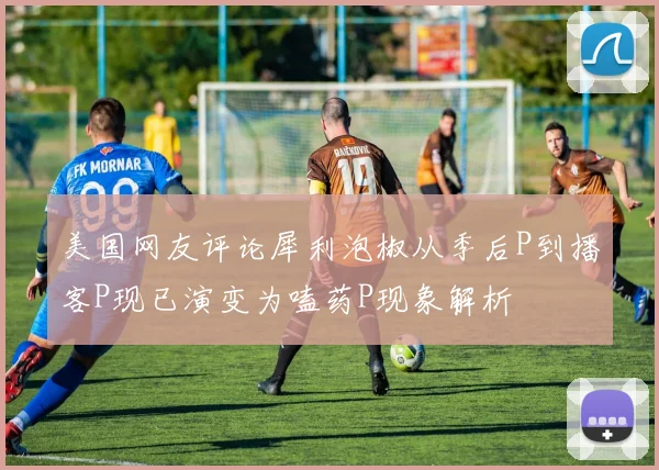 美国网友评论犀利泡椒从季后P到播客P现已演变为嗑药P现象解析